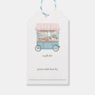 Fresh Off The Market Bridal Shower Display Shower Gift Tags