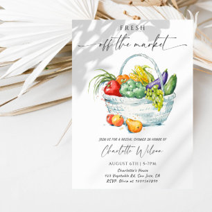 Fresh Off The Market Bridal Shower-Farmer’s Market Invitation