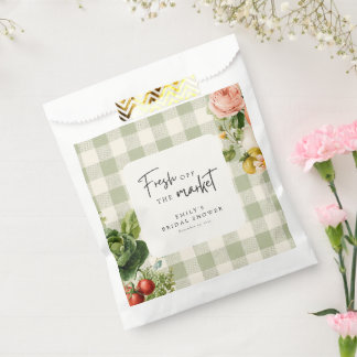 Fresh Off The Market Bridal Shower Favour Bags