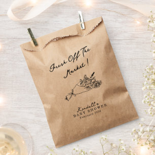 Fresh Off The Market Bridal Shower Favour Bags
