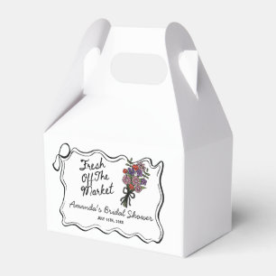 Fresh Off The Market Bridal Shower  Favour Box