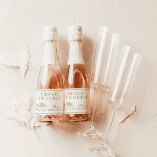 Fresh Off the Market Bridal Shower Favours Sparkling Wine Label