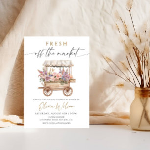 Fresh Off the Market Bridal Shower- Floral Market Invitation