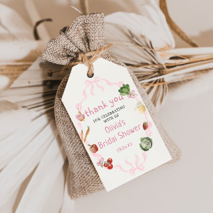 Fresh Off The Market Bridal Shower Gift Tags