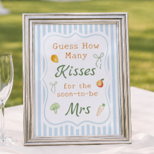 Fresh Off the Market Bridal Shower Guess How Many Poster