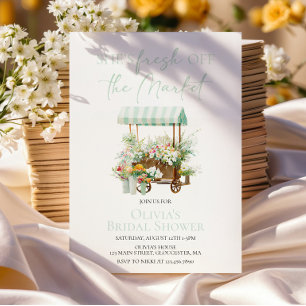 Fresh off the Market Bridal Shower Invitation