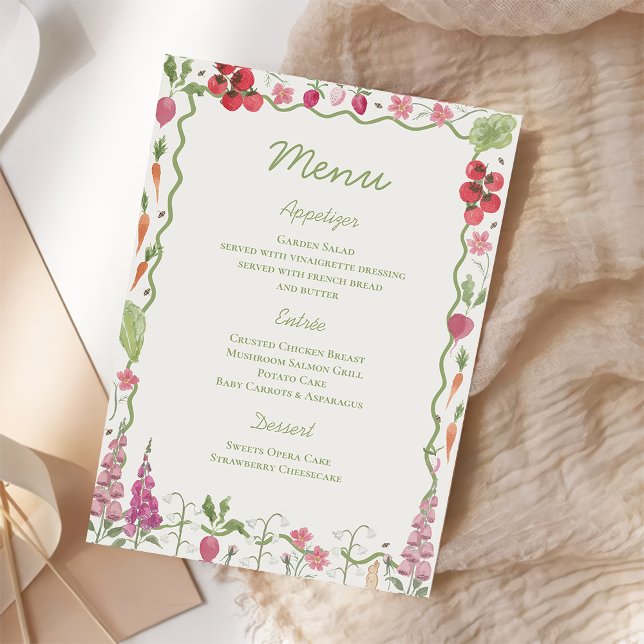 Fresh off the Market Bridal Shower Menu (Creator Uploaded)