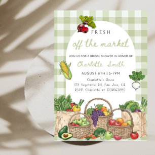 Fresh Off the Market Bridal Shower Party Invitation