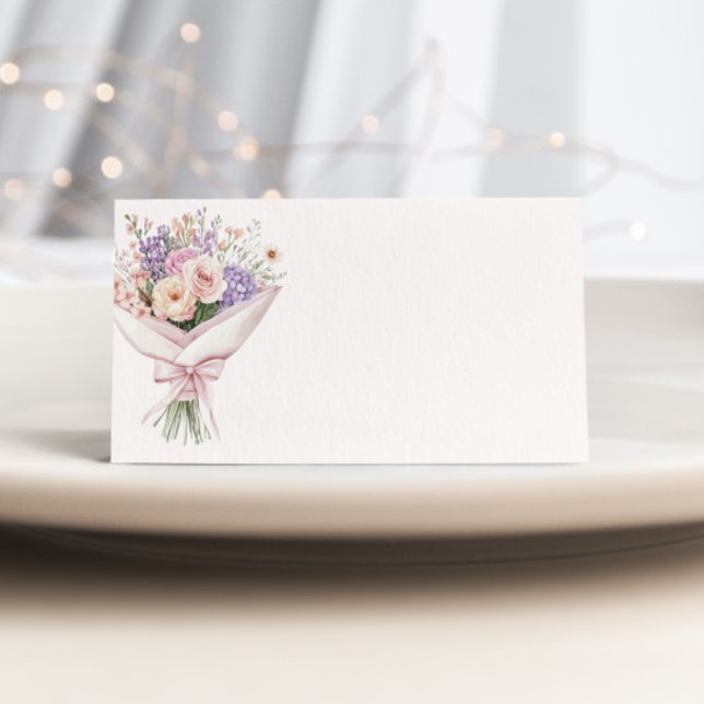 Fresh Off the market Bridal Shower Place Card (Creator Uploaded)