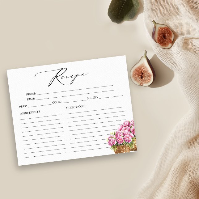 Fresh Off The Market Bridal Shower Recipe Cards (Creator Uploaded)