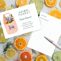 FRESH OFF THE MARKET Bridal Shower Recipe Request