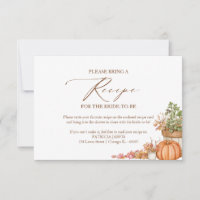 Fresh Off The Market Bridal Shower Recipe Request