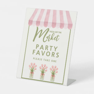 Fresh Off The Market Bridal Shower Tabletop Sign
