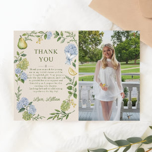 Fresh Off the Market Bridal Shower Thank You Card