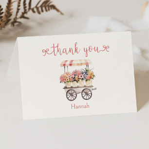 Fresh off the Market Bridal Shower Thank You Card