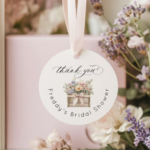 Fresh Off the Market Bridal shower Thank you Favour Tags