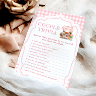 Fresh Off The Market Couple Trivia Bridal Game