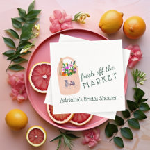 FRESH OFF THE MARKET Cute Custom Bridal Shower