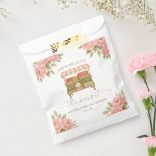 Fresh Off The Market Farmer's Market Bridal Shower Favour Bags
