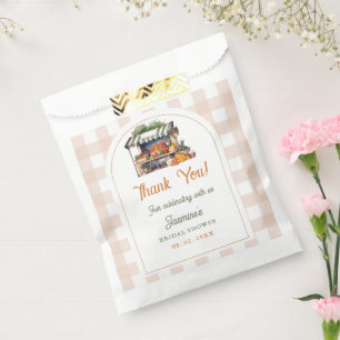 Fresh Off The Market Farmers Market Bridal Shower Favour Bags