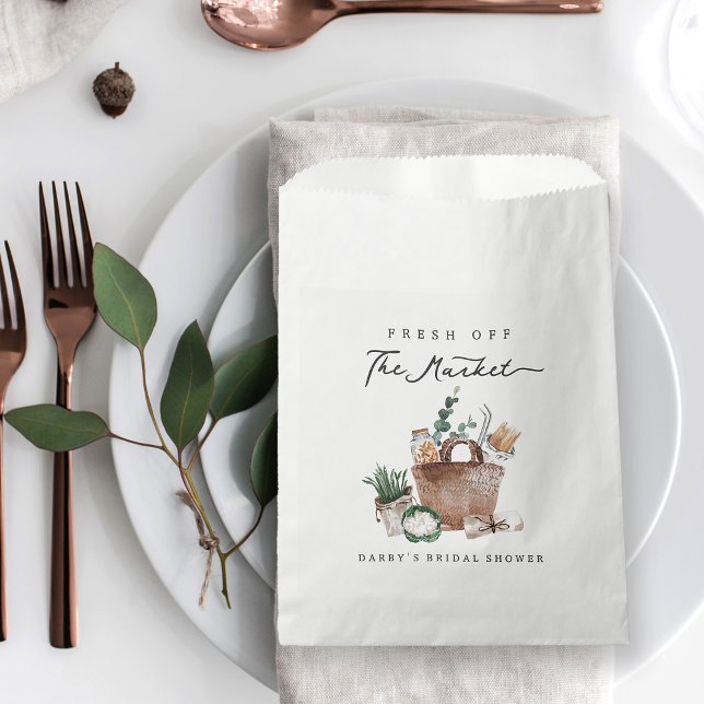 Fresh Off The Market Farmers Market Bridal Shower Favour Bags (Creator Uploaded)