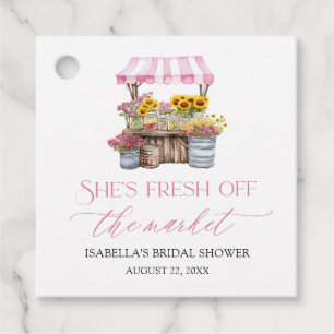 Fresh Off The Market Farmers Market Bridal Shower Favour Tags