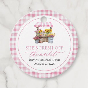 Fresh Off The Market Farmers Market Bridal Shower Favour Tags