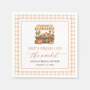 Fresh Off The Market Farmers Market Bridal Shower Napkin