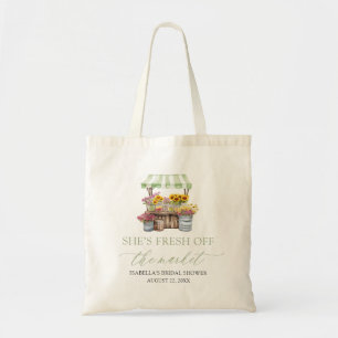 Fresh Off The Market Farmers Market Bridal Shower Tote Bag