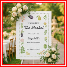 Fresh Off The Market Farmers Market Welcome Sign 