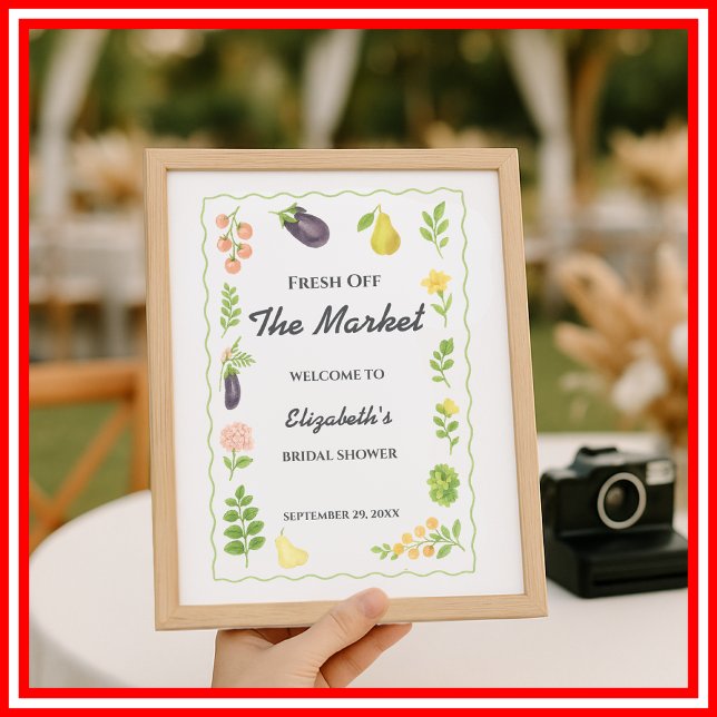 Fresh Off The Market Farmers Market Welcome Sign (Creator Uploaded)