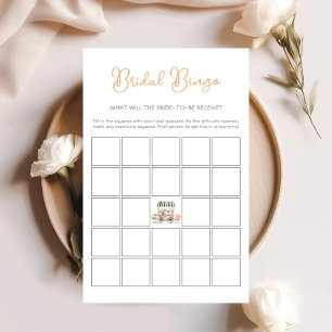 Fresh Off The Market Floral Bridal Bingo Game