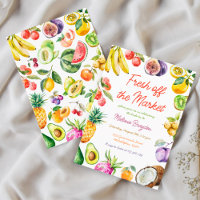 Fresh Off the Market Fruits Bridal Shower