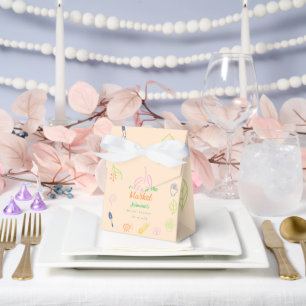 Fresh Off The Market Hand Drawn Bridal Shower Favour Box