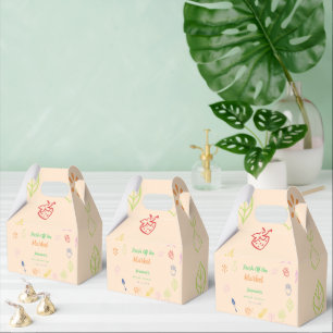 Fresh Off The Market Hand Drawn Bridal Shower Favour Box