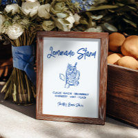 Fresh Off The Market Lemonade Bridal Shower Sign