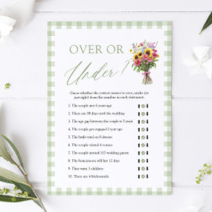 Fresh Off The Market Over Or Under Bridal Shower Invitation