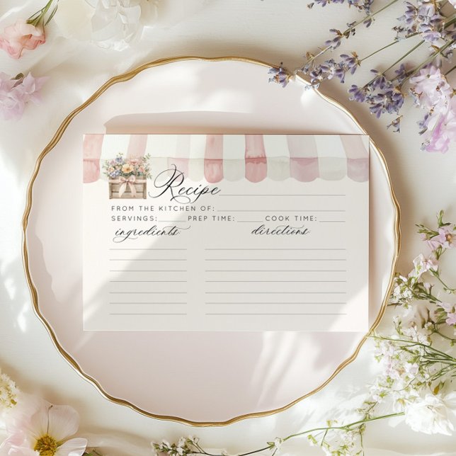 Fresh Off the Market Provence Bridal Recipe card (Creator Uploaded)