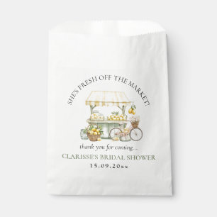 Fresh Off The Market Summer Citrus Bridal Shower Favour Bags