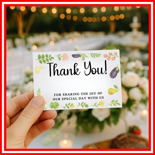 Fresh Off The Market Thank You Enclosure Card (Creator Uploaded)