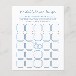 Fresh Off the Market Whimsical Blue Bridal Shower