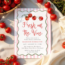 Fresh Off the Vine Tomato Bridal Shower