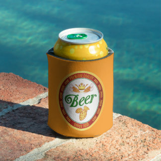 Fresh Orange Beer Can Cooler