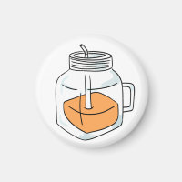 Fresh Orange Juice Mason Jar Gift
