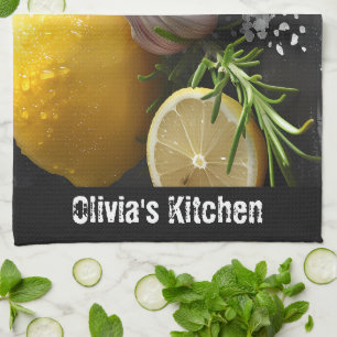 Fresh Organic Healthy Foodie Tea Towel