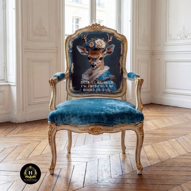 Fresh Out of Bucks To Give Sassy Deer Decoupage Tissue Paper (Creator Uploaded)