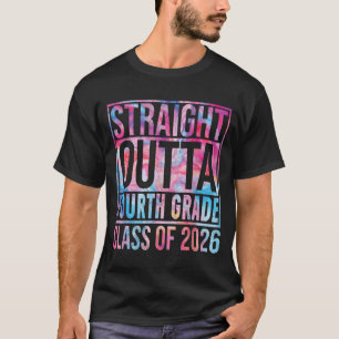 Fresh Out Of Fourth Grade Graduate Boys Kids T-Shirt