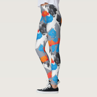 Fresh Paint Leggings - Colourful Splash Leggings