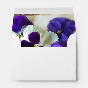 Fresh pansies Envelope
