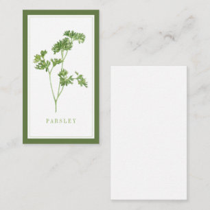 FRESH PARSLEY 3.5x2 Flat Card / Green